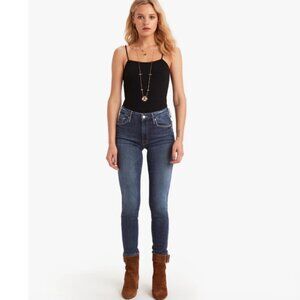 Mother The Looker Crop Jeans On The Edge Size 32